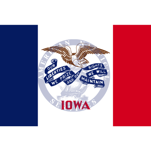 State of Iowa Flag