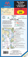 The Delta-Benicia to Sacramento & Stockton Waterproof Chart, 3rd Edition