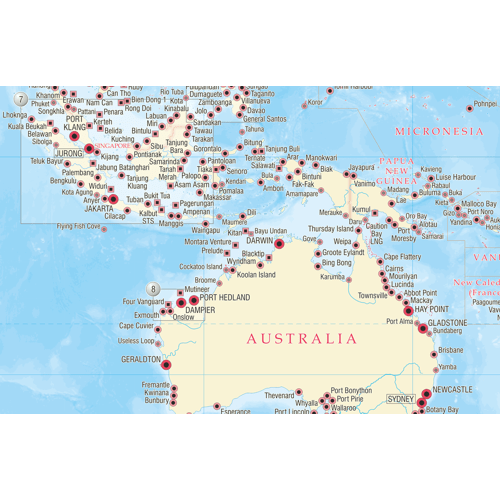 The Shipping World's Map, 11th Edition