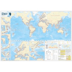 The Shipping World's Map, 11th Edition - Amnautical