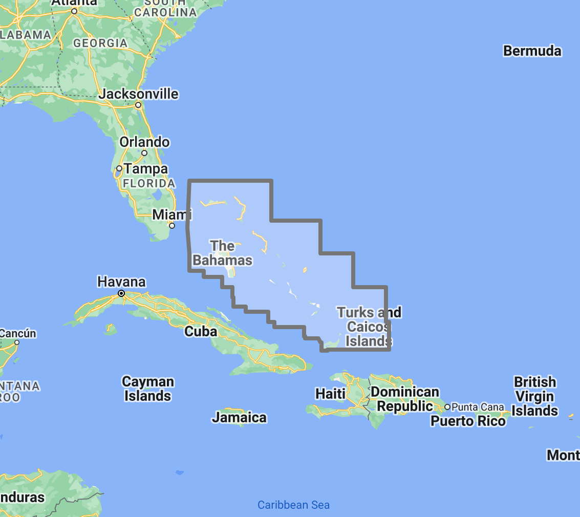 TimeZero TZ Map Bahamas-new