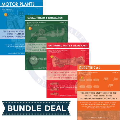 USCG Illustrations Workbook Set: Volumes 1-4 - Amnautical