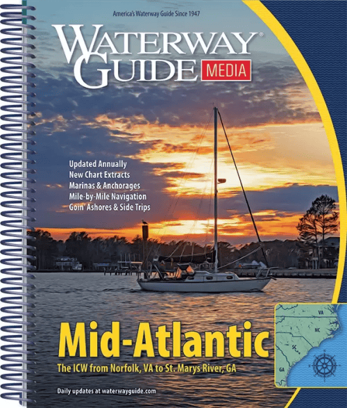 Waterway Guide Examples Waterway Guide Mid-Atlantic ICW, 2026 Edition - Amnautical