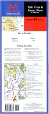 York and James Rivers Waterproof Chart, 1st Edition