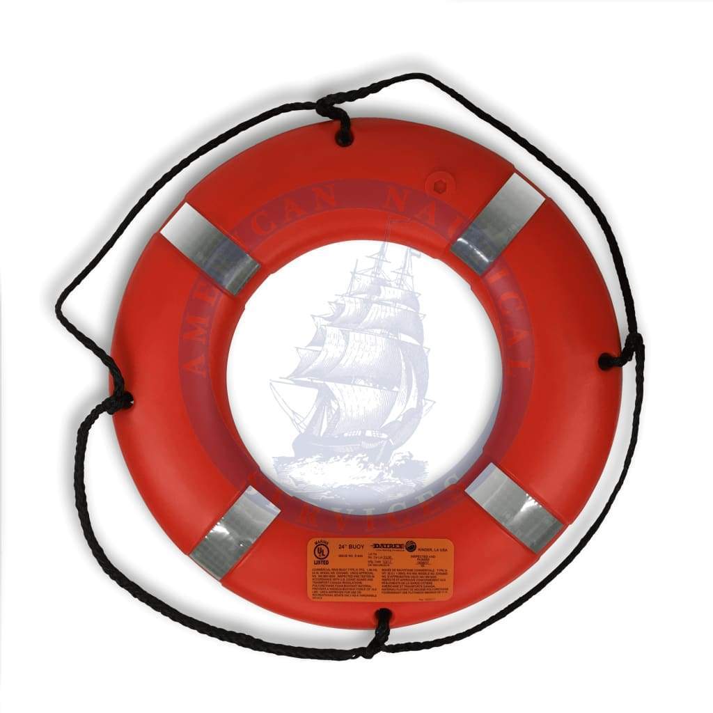 24″ Lifering, Orange With Tape USCG/TC DX024RD