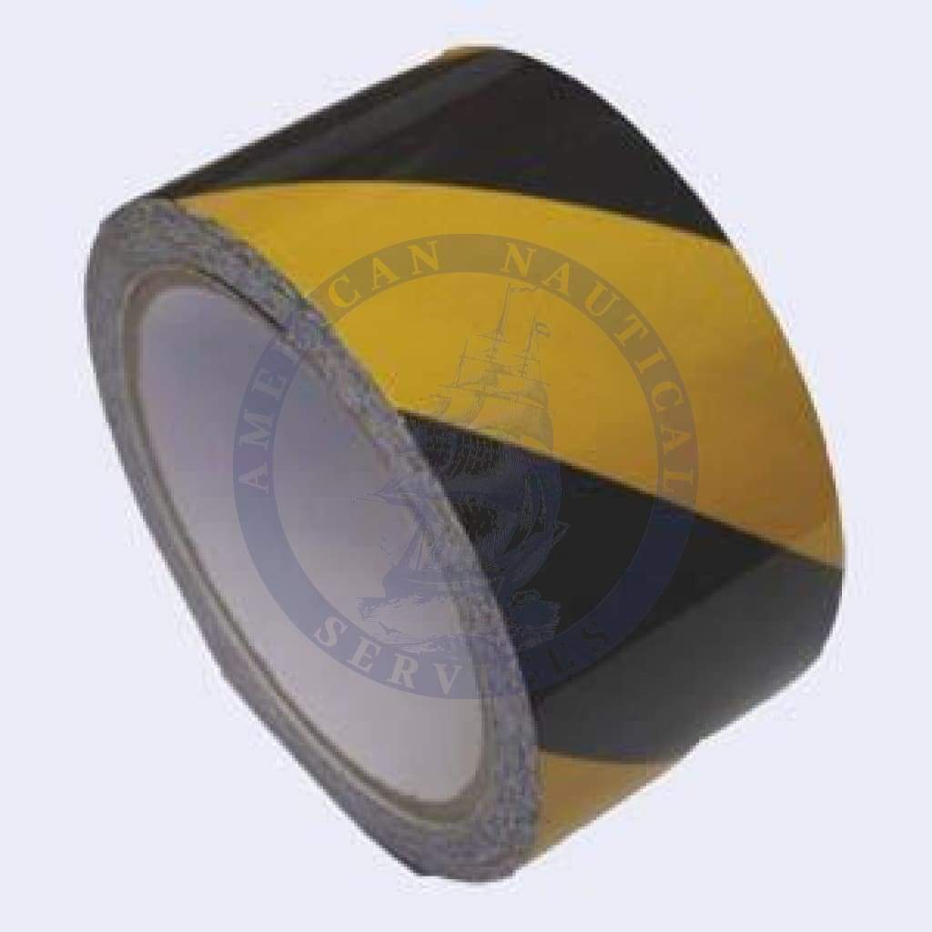 50mm Black/Yellow Reflective Tiger Tape