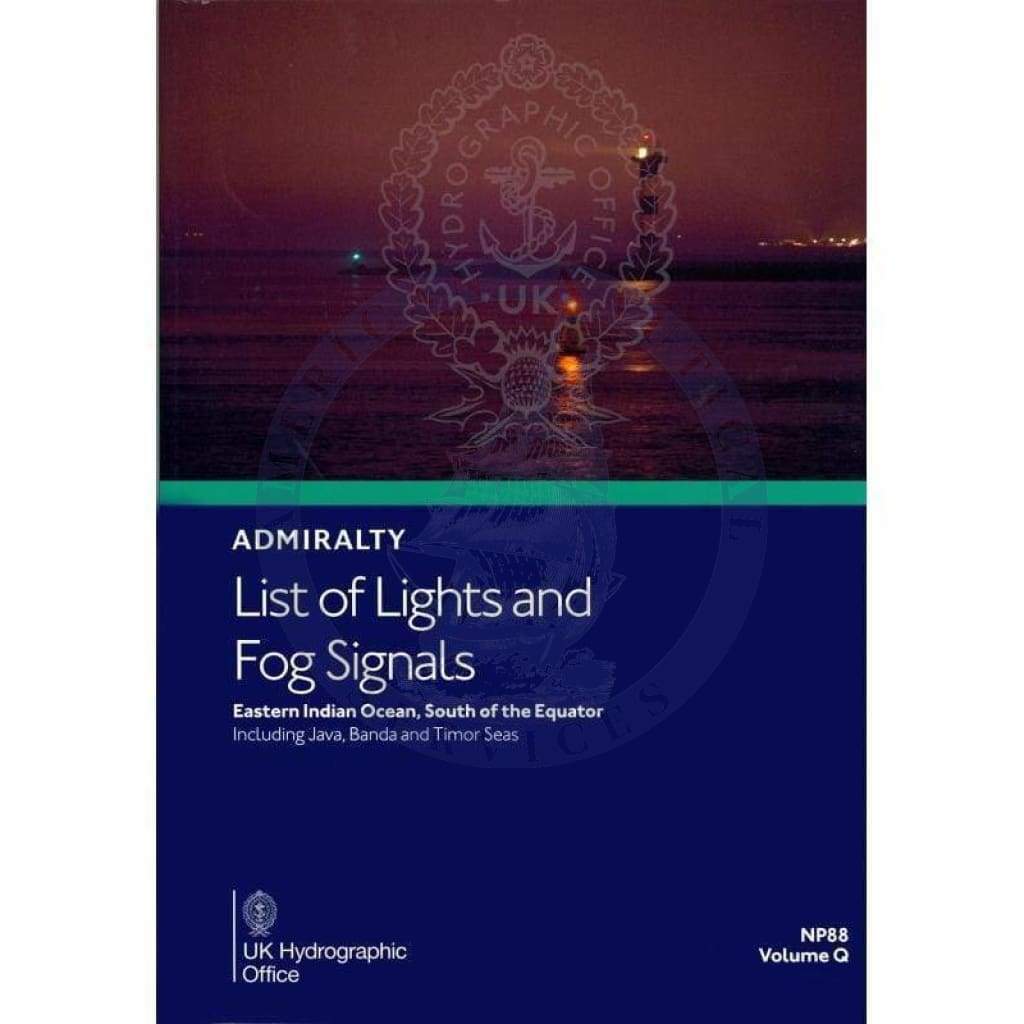 Admiralty List of Lights & Fog Signals (ALL) Vol. Q: Eastern Indian Ocean South of the Equator (NP88), 3rd Edition, 2023