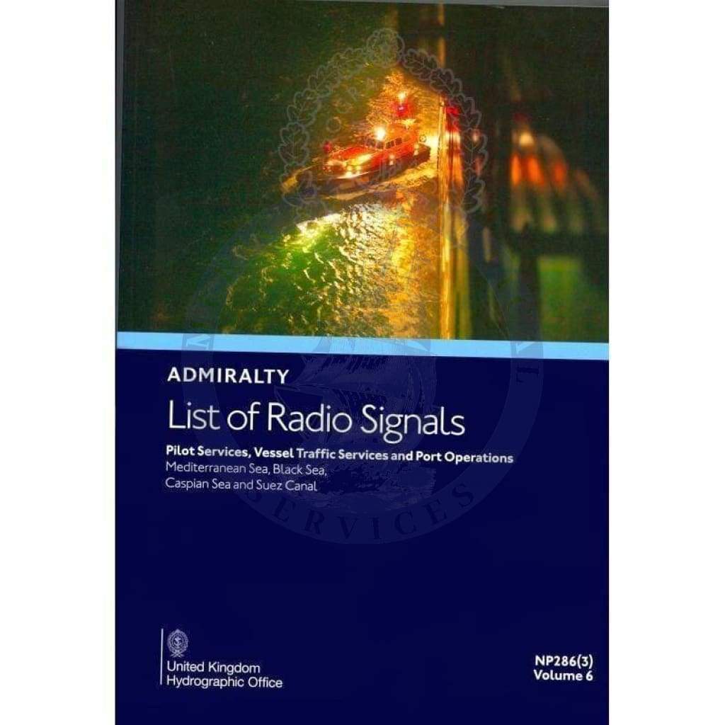 Admiralty List of Radio Signals (ALRS): Vol. 6, Part 3 - Mediterranean Sea, Black Sea, Red Sea and Africa (NP286-3), 2021 Edition