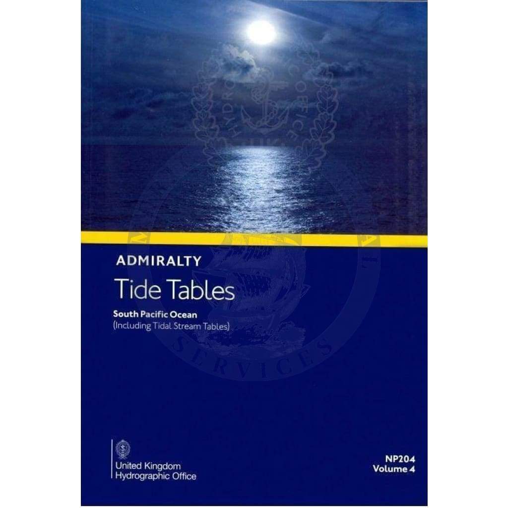 Admiralty Tide Tables (ATT) Volume 4, South Pacific Ocean (including Tidal Stream Tables) (NP204), 2021/2022 Edition