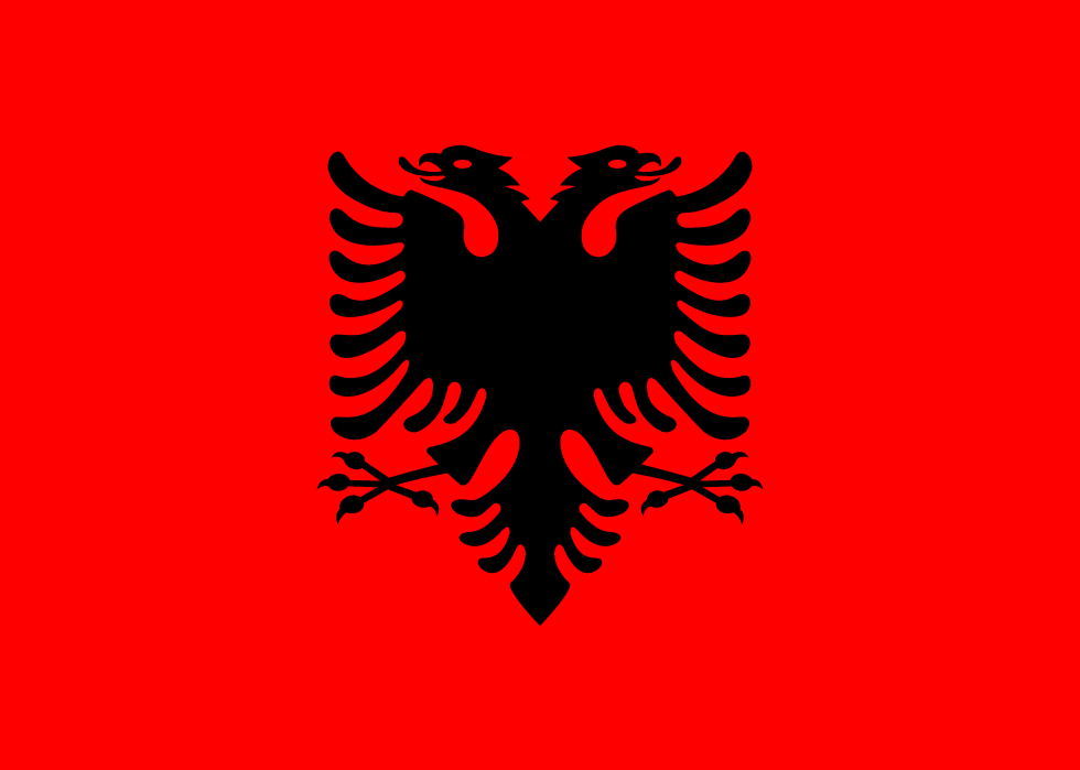 Albania Country Flag