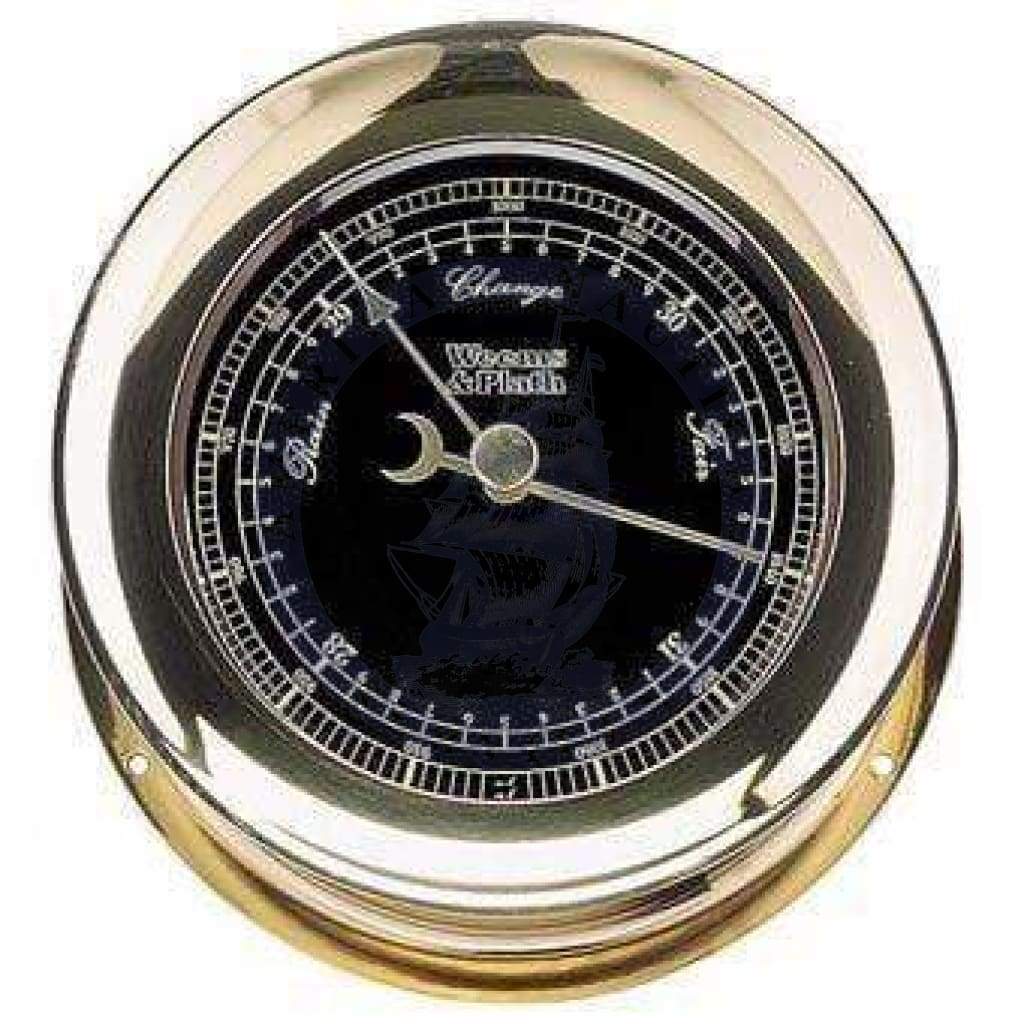 Atlantis Premiere Barometer with Black Dial & Gold Scale (Weems & Plath 200701)