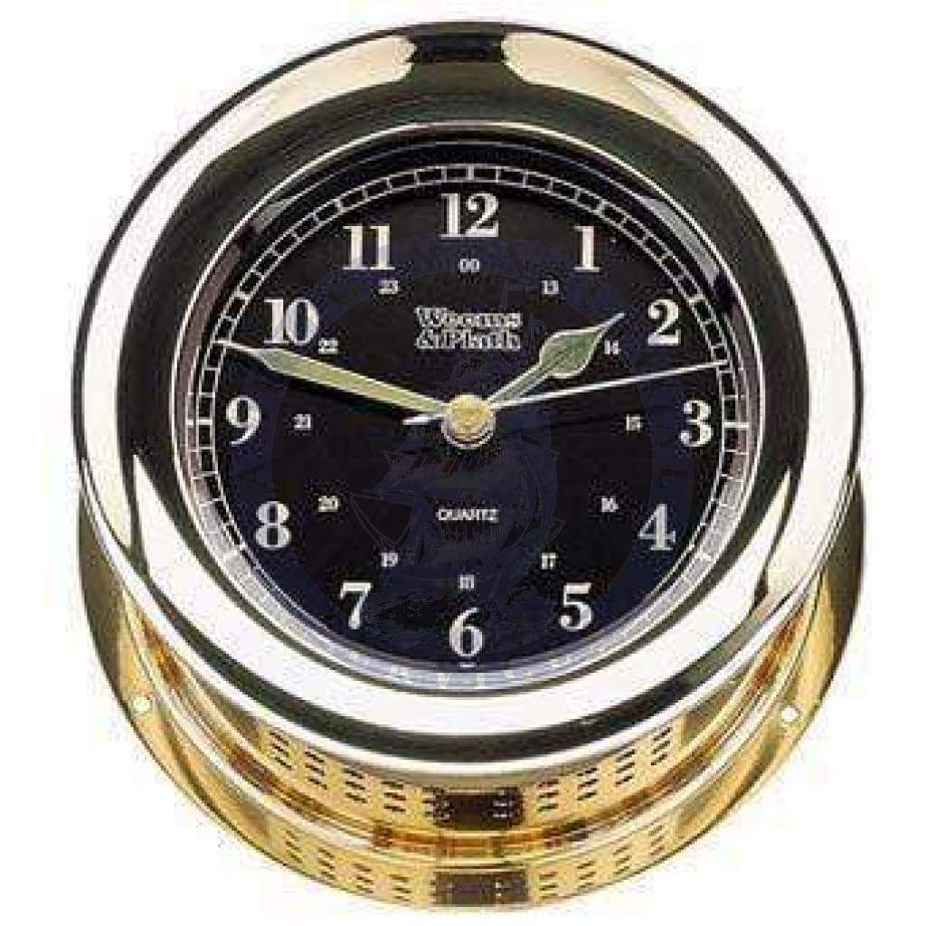 Atlantis Premiere Quartz Clock in Black (Weems & Plath 200501)