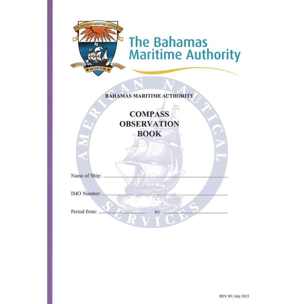 Bahamas Compass Observation Log Book - Amnautical