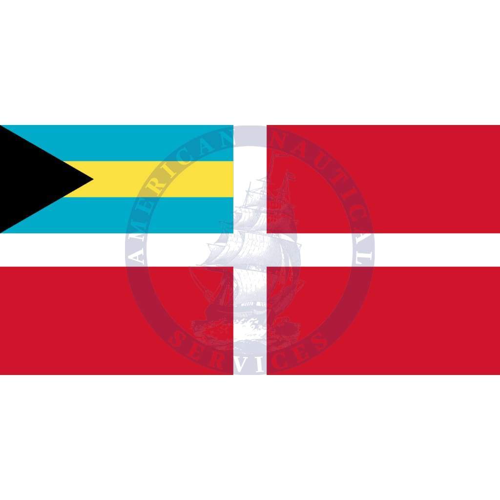 Bahamas Courtesy Flag (Civil Red Ensign)