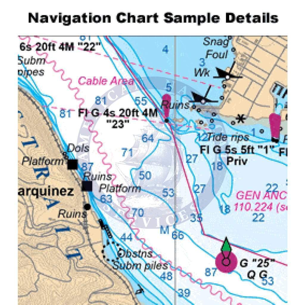 Bahamas Crossing – Bimini and West End Navigation Chart 38B