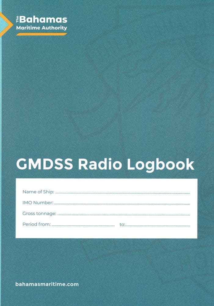 Bahamas GMDSS Radio Record Log Book