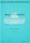 Ballast Water Record Book