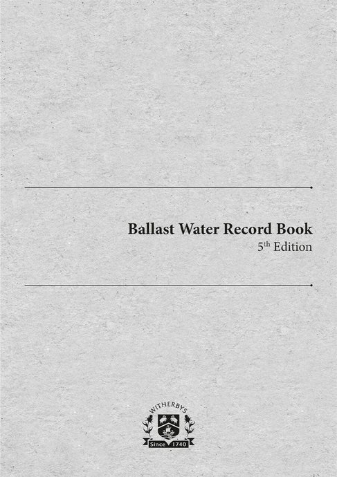 Ballast Water Record Book, 5th Edition