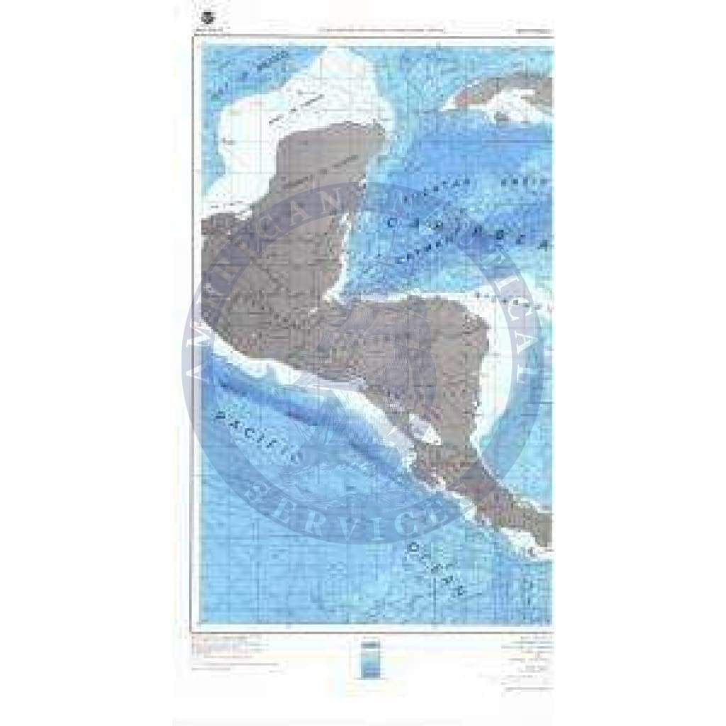 Bathymetric Chart BR-2PT1: CARIBBEAN REGIONAL