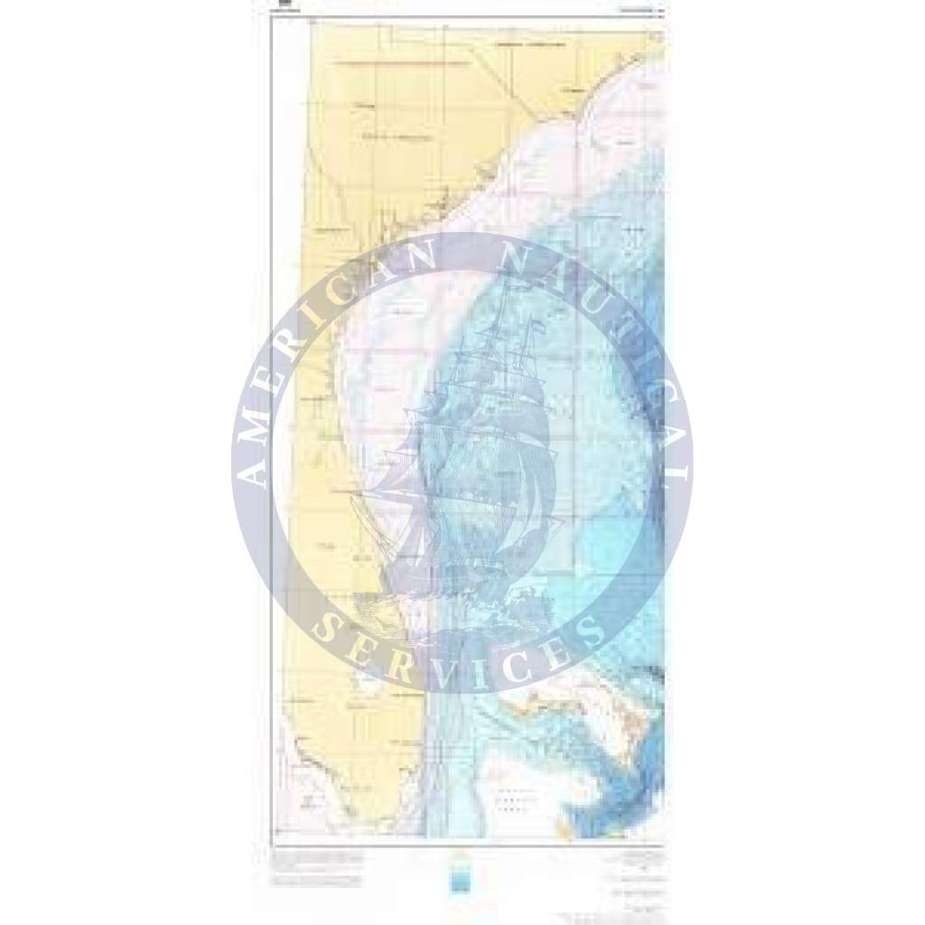 Bathymetric Chart BR-3PT1: SOUTHEASTERN UNITED STATES-1