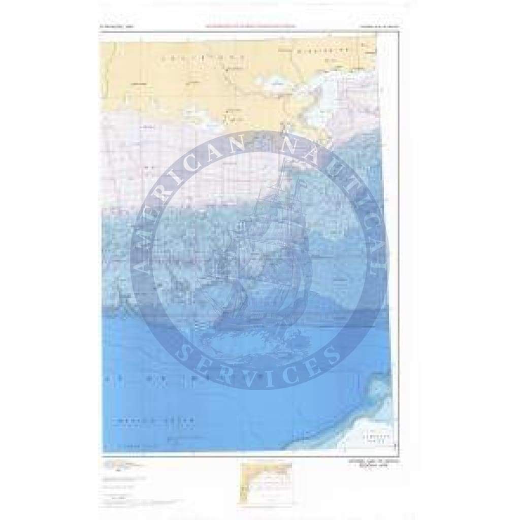 Bathymetric Chart BR-7PT2: WESTERN GULF OF MEXICO PT. 2