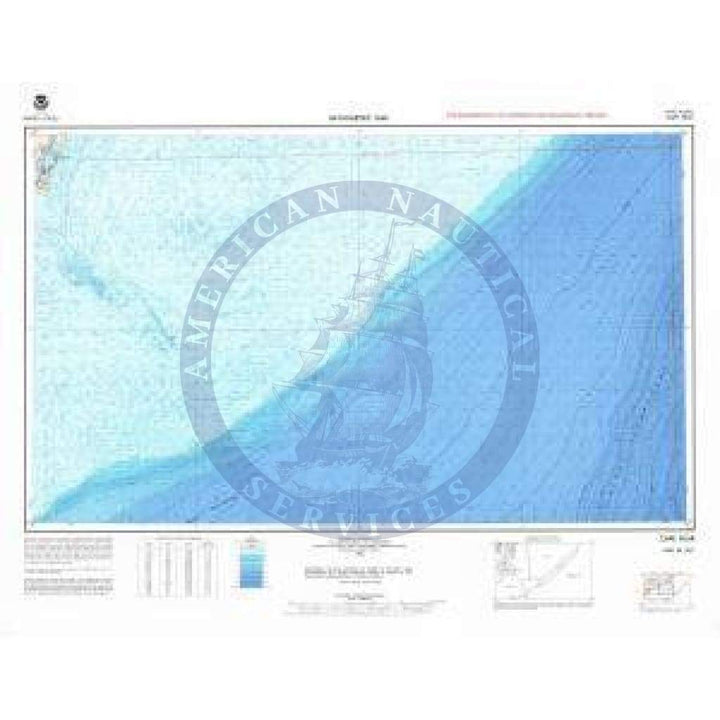 Bathymetric Chart NI187 CAPE FEAR Amnautical