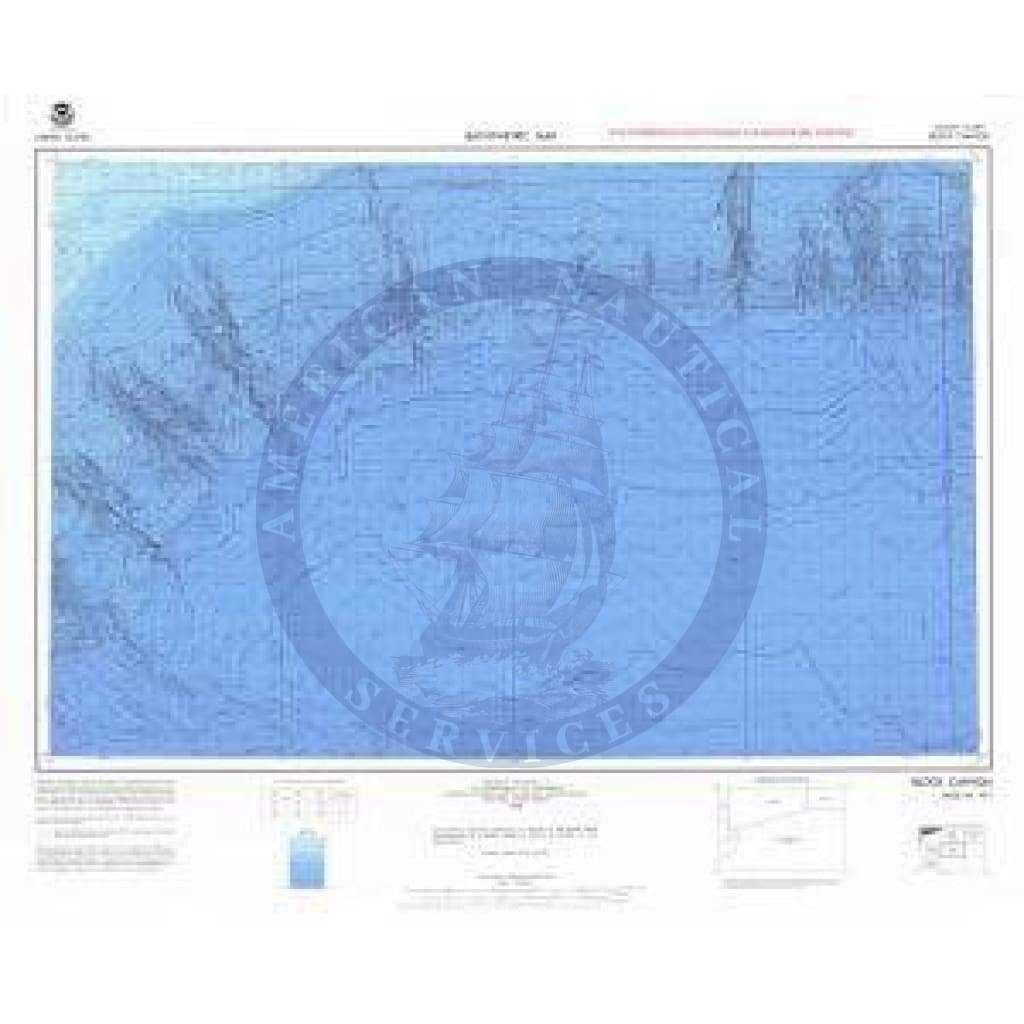 Bathymetric Chart NJ-19-1: BLOCK CANYON