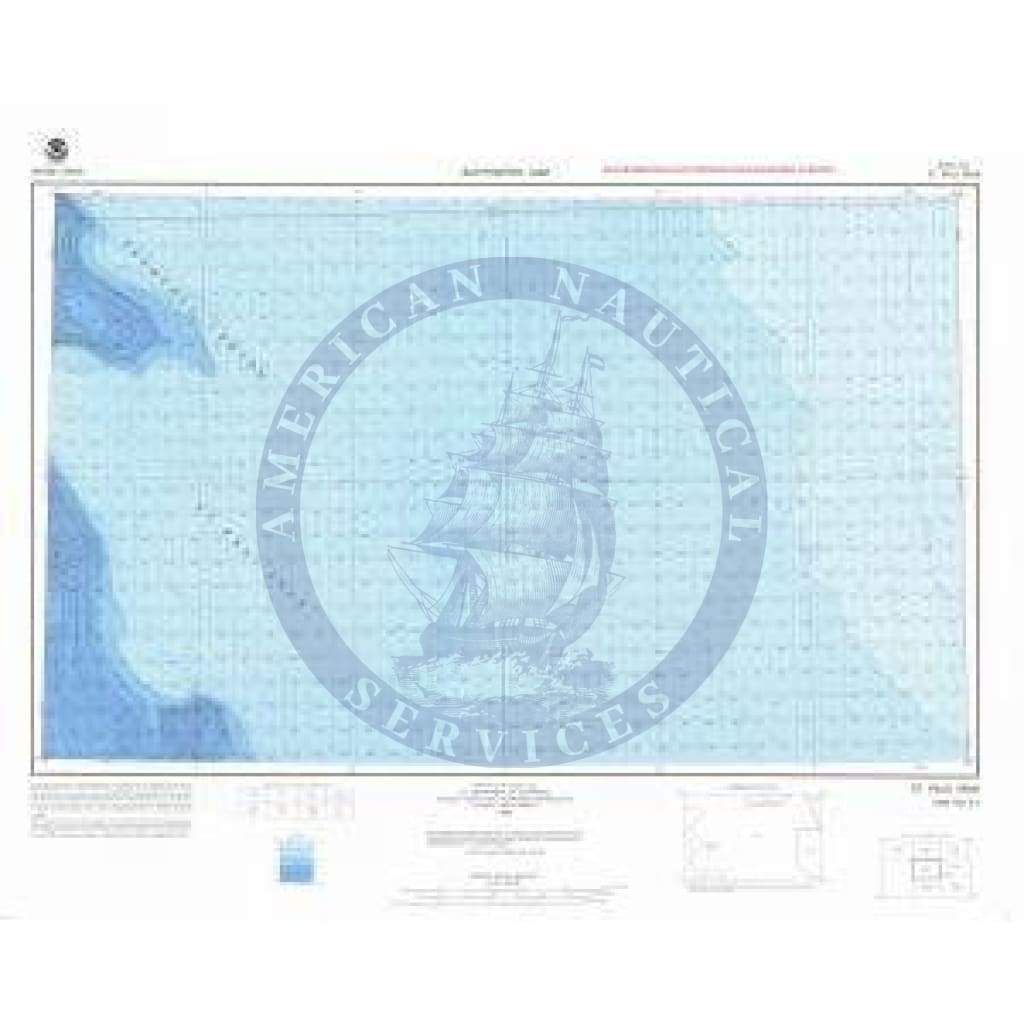 Bathymetric Chart NO-2-5: ST PAUL SPUR