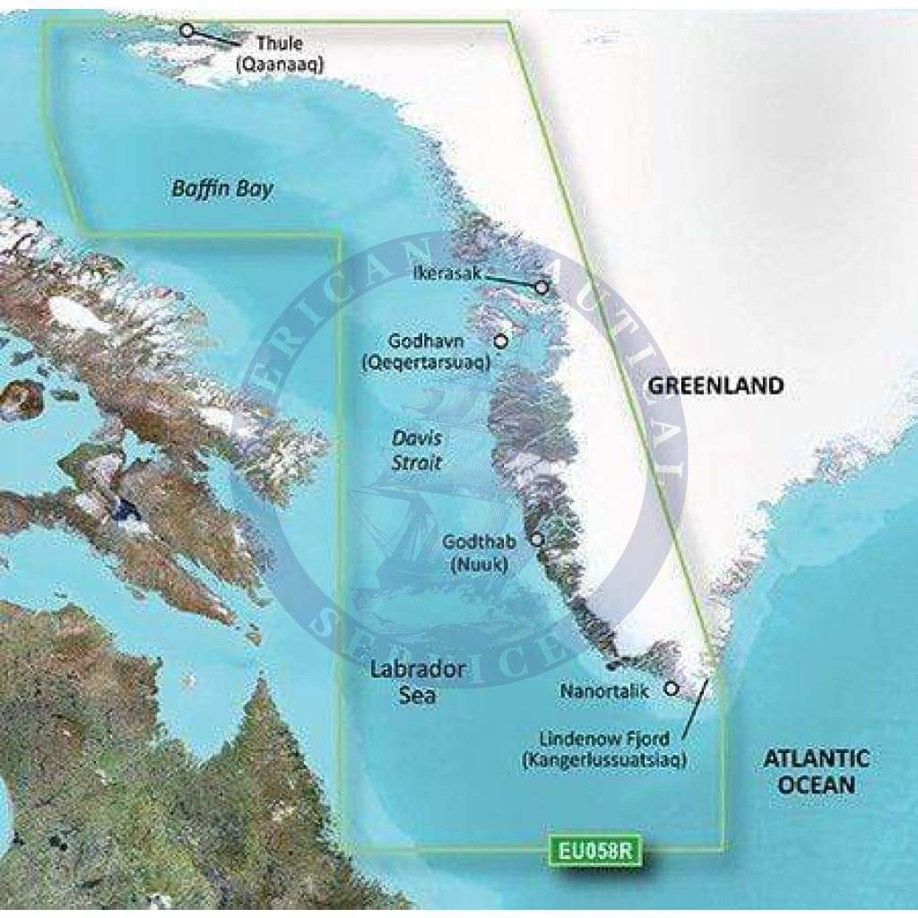 Bluechart G2 microSD™/SD™ card: HEU058R - Greenland West