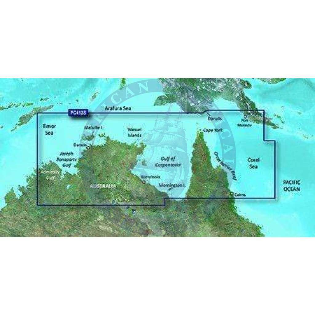 Bluechart G2 microSD™/SD™ card: HPC412S - Admiralty Gulf WA to Cairns