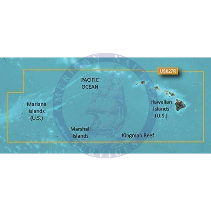 Bluechart G2 microSD™/SD™ card: HUS027R - Hawaiian Islands-Mariana Islands