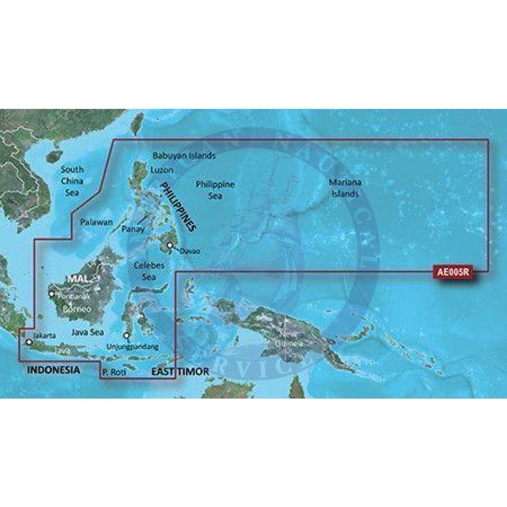 Bluechart G2 microSD™/SD™ card: HXAE005R - Philippines-Java-Mariana Islands