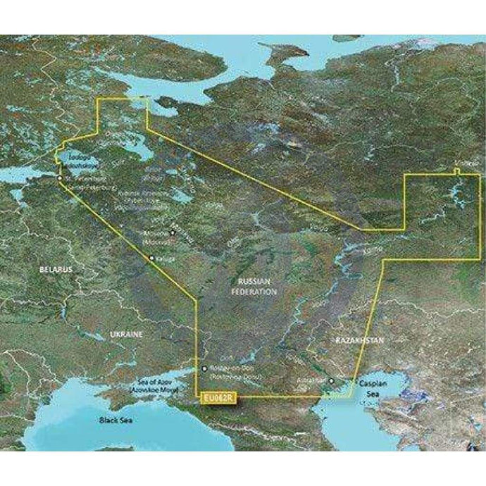 Bluechart G2 microSD™/SD™ card: HXEU001R-Russian Inland Waterways