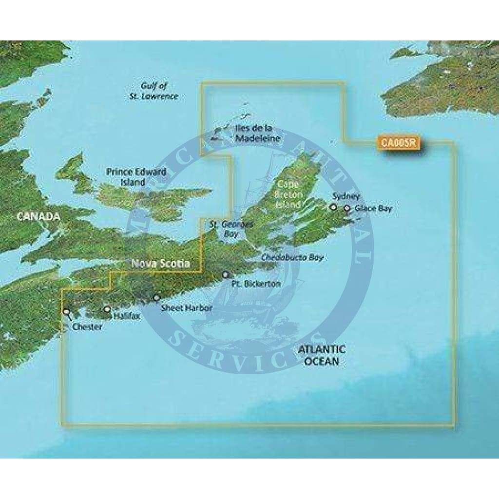 Bluechart G2 Vision microSD™/SD™ card: VCA005R-Halifax to Cape Breton