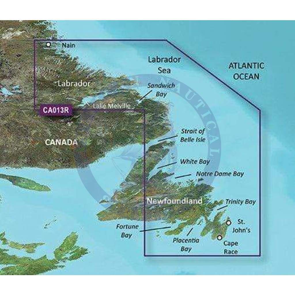 Bluechart G2 Vision microSD™/SD™ card: VCA013R-Labrador Coast