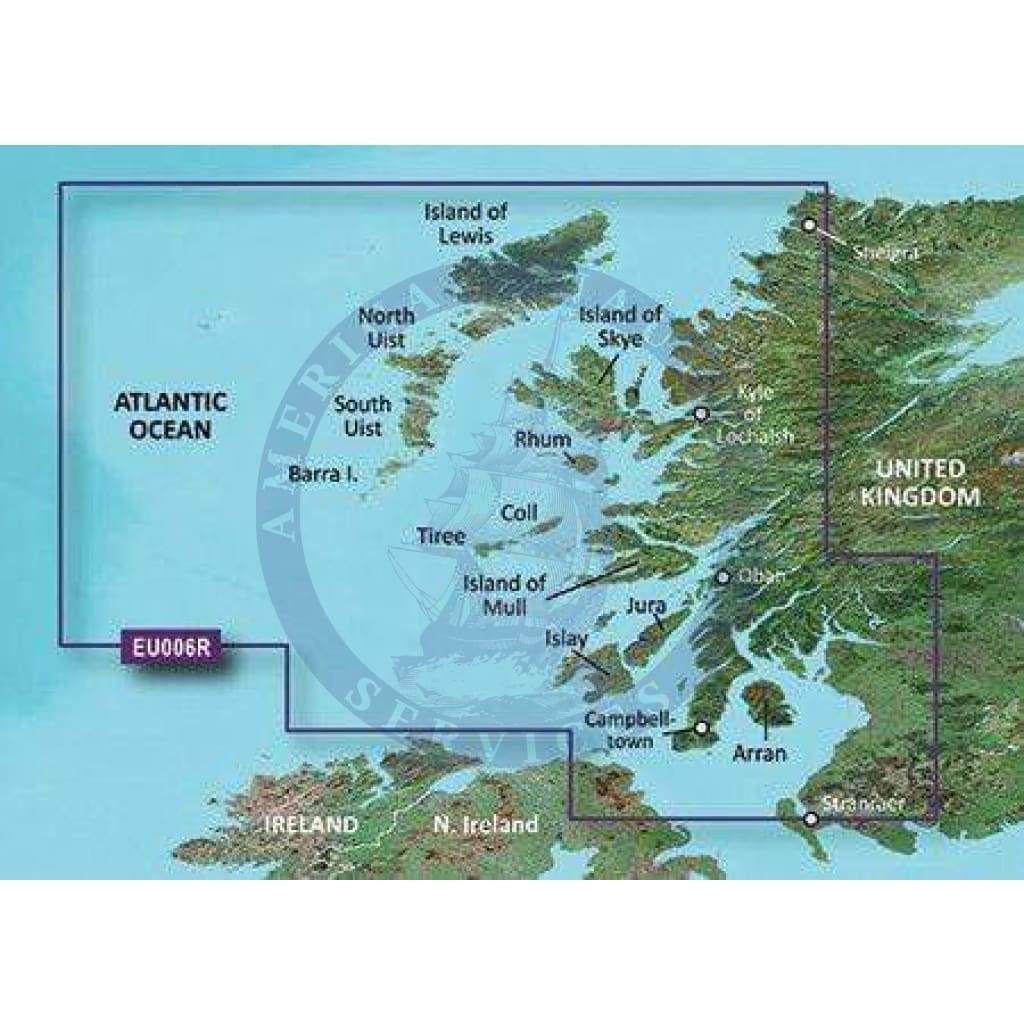 Bluechart G2 Vision microSD™/SD™ card: VEU006R-Scotland, West Coast