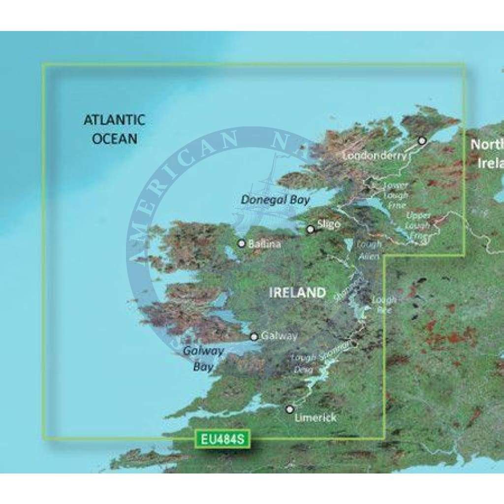 Bluechart G2 Vision microSD™/SD™ card: VEU484S-Ireland North-West
