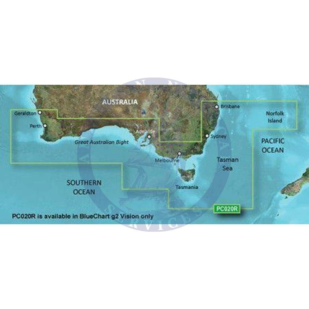 Bluechart G2 Vision microSD™/SD™ card: VPC020R-Brisbane SW to Geraldton