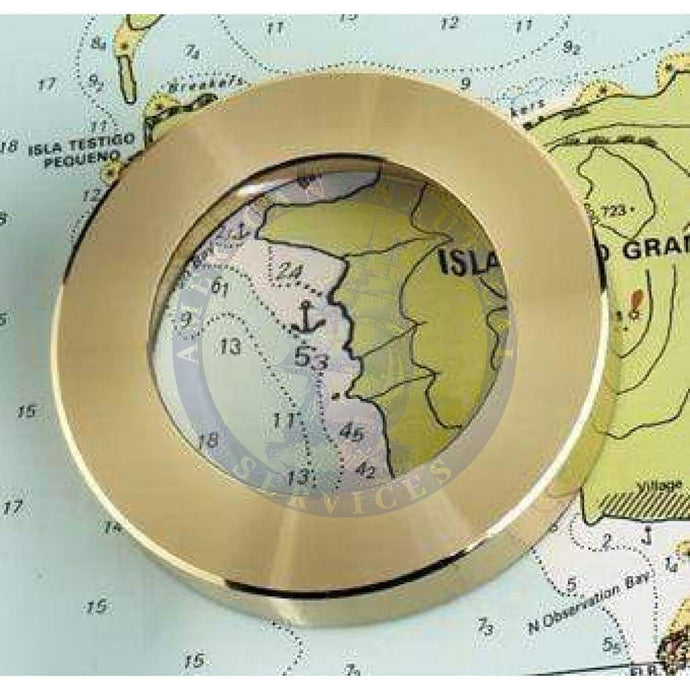 Brass Magnifier Chart Weight (Weems & Plath 412M)