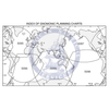 British Admiralty Gnomonic Chart 5097: Great Circle Sailing North Pacific Ocean