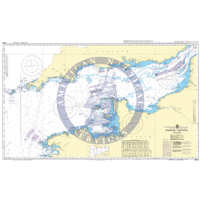 British Admiralty Instructional Chart 5049: English Channel