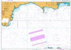 British Admiralty Instructional Chart 5056: Start Point to the Needles