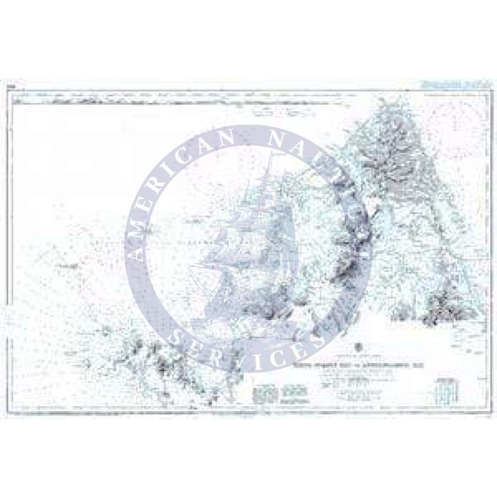 British Admiralty Nautical Chart 1002: Diego Suarez Bay to Andranoaombi Bay
