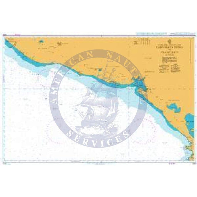 British Admiralty Nautical Chart 1022: Cabo Santa Elena to Champerico