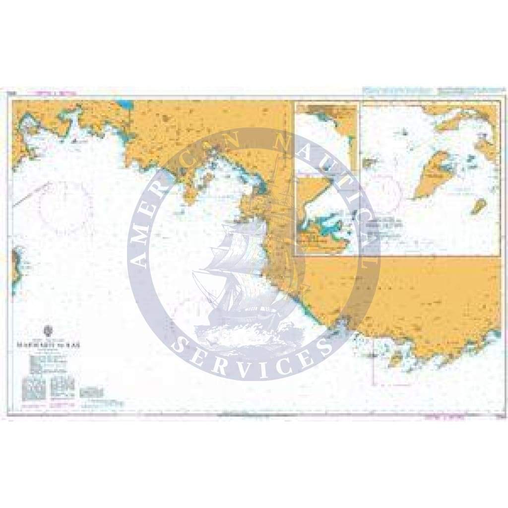 British Admiralty Nautical Chart 1054: BA Chart 1054: Greece and Turkey, Marmaris to Kas