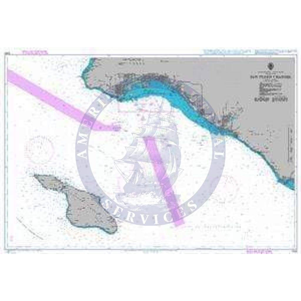 British Admiralty Nautical Chart 1063: San Pedro Channel