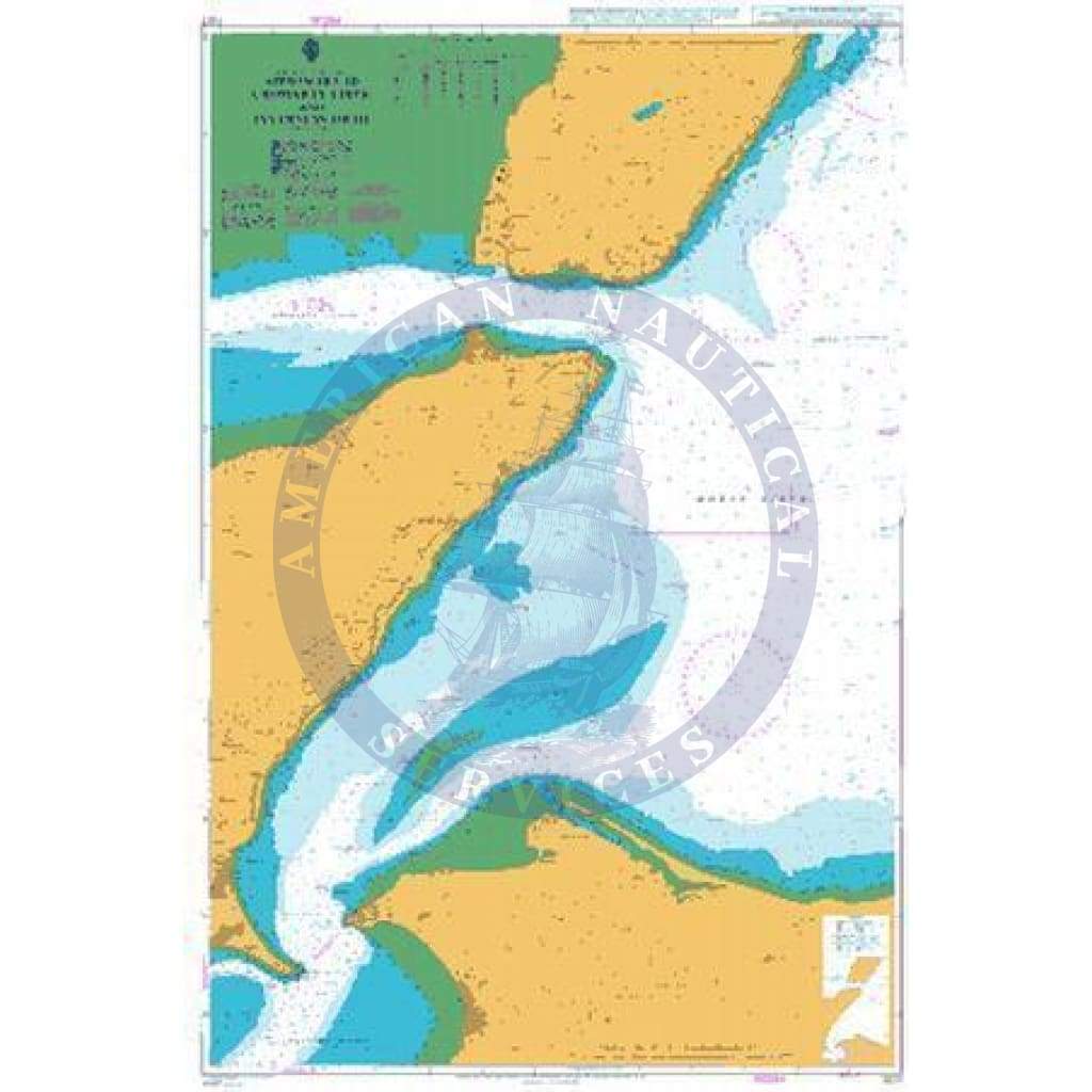British Admiralty Nautical Chart 1077: Approaches to Cromarty Firth and Inverness Firth