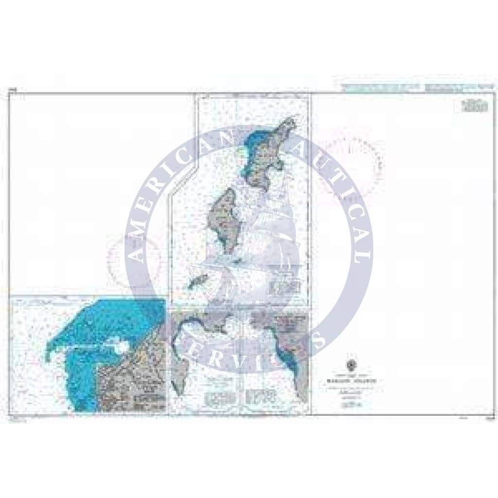 British Admiralty Nautical Chart 1101: Mariana Islands