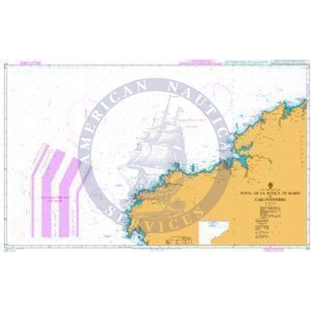 British Admiralty Nautical Chart 1111: Punta de la Estaca de Bares to Cabo Finisterre