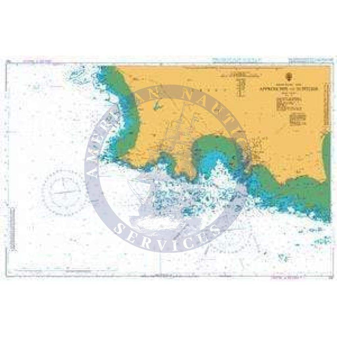 British Admiralty Nautical Chart 1137: Channel Islands, Approaches to St Helier